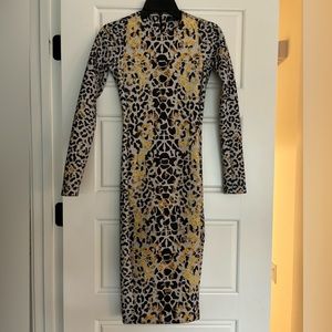 Zara Leopard print dress